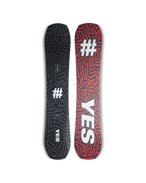 Yes Standard Snowboard 2026 Black Grey 151