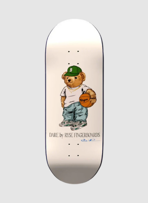RYSE Dare Pro Bear Fingerboard White 32mm MidGuard OG RYSE Dare Pro Bear Fingerboard White 32mm MidGuard OG