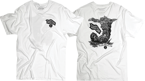 GHOSTSHIP WRECKING SHIPS SS TSHIRT MEDIUM WHITE