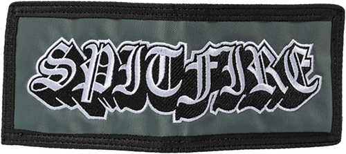 SPITFIRE OLD E DROP BI-FOLD WALLET CHARCOAL