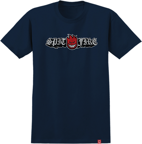SPITFIRE OLD E DROP BIGHEAD YOUTH SS MEDIUM-TRUE NAVY/RD/BK/WT