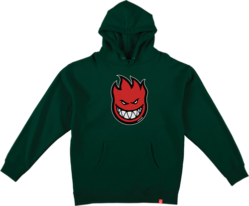 SPITFIRE BIGHEAD FILL YOUTH HOODIE SWEATSHIRT XLARGE ALPINE GRN/BLK/RD/WT