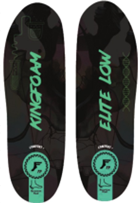 FOOTPRINT KF QUANTUM HEEL THIN L 3-5MM BK CAMO/GRN 9-14