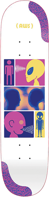 ALIEN WORKSHOP COMMUNIQUE SKATEBOARD DECK-8.5