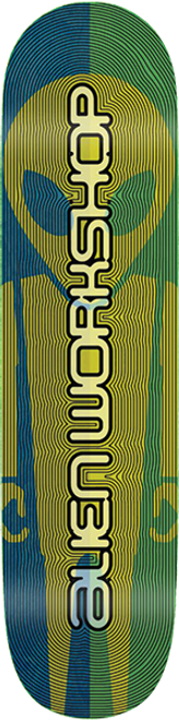 ALIEN WORKSHOP SOLDIER ECHOES SKATEBOARD DECK-8.5 GREEN