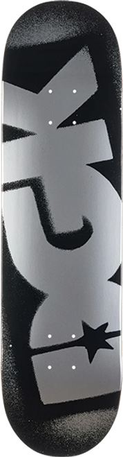 DGK OG LOGO SKATEBOARD DECK-7.8 BLACK/SILVER
