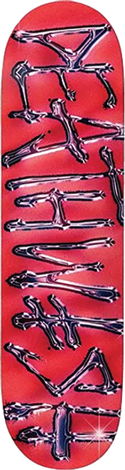 DEATHWISH OG SPRAY CHROME SKATEBOARD DECK-8.38 RED