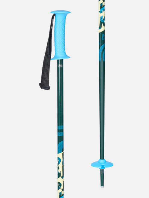 K2 Decoy Youth Ski Poles 2026 Green 38in