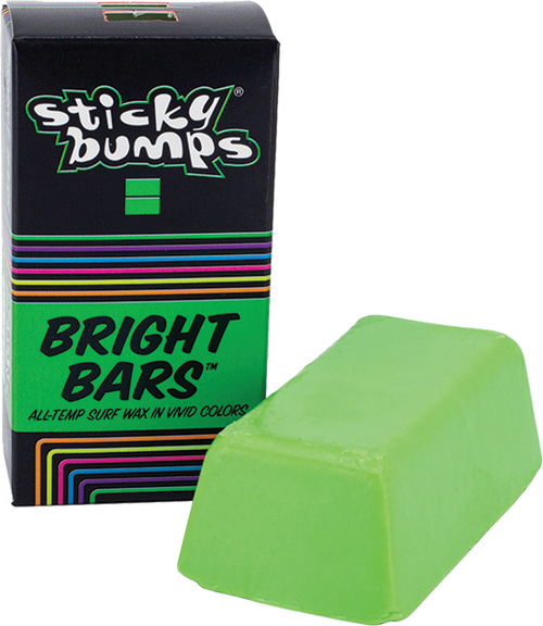 STICKY BUMPS BRIGHT BAR ALL-TEMP GREEN FLASH GRN SINGLE BAR