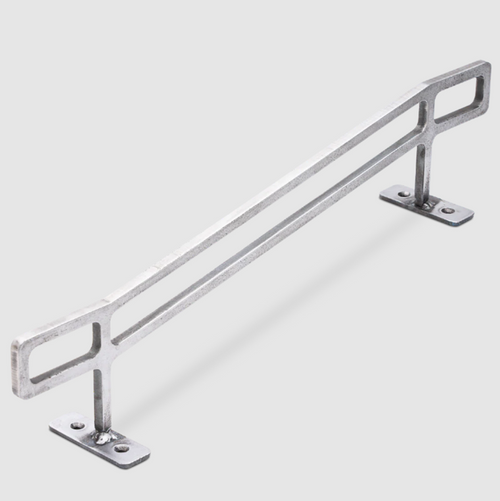 GrindRight Fingerboard 5stair Kink Raw Silver 14inch