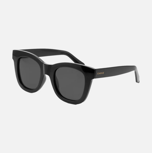 Carve Elba Polarized Sunglasses Gloss Black Grey