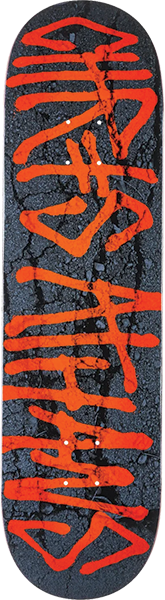 DEATHWISH ATHENS GANG NAME SKATEBOARD DECK-8.5 w/ grip