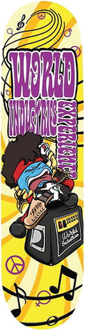 WORLD INDUSTRIES WORLD EXPERIENCE SKATEBOARD DECK-8.5