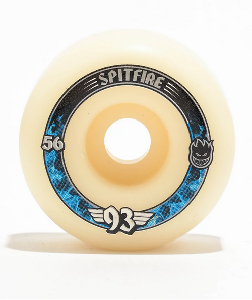 Spitfire F4 93Radial Wheels Set Blue White 56mm/93