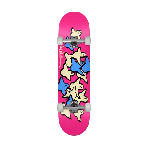 Krooked Birds DLX Skateboard Complete Pink 7.5