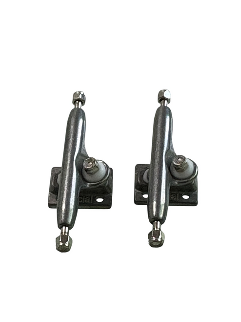 Social Team Pro Fingerboard Trucks Raw Raw 32mm