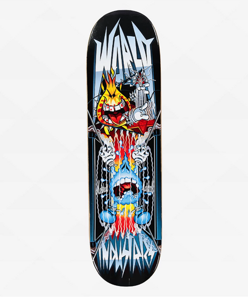 World Industries Metal Skateboard Deck Blue 8.5