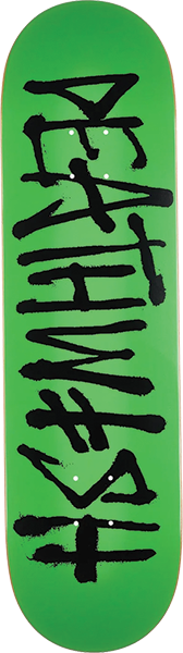 DEATHWISH OG DEATHSPRAY SKATEBOARD DECK 8.47 GRN/BLK w/ grip