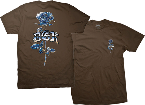 DGK AMEN - SHORT SLEEVE TSHIRT LARGE DARK CHOCOLATE