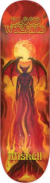 BLOOD WIZARD MISKELL ABYSS SKATEBOARD DECK 8.38