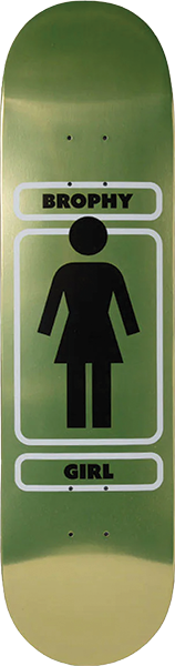 GIRL BROPHY METALLS SKATEBOARD DECK 8.8