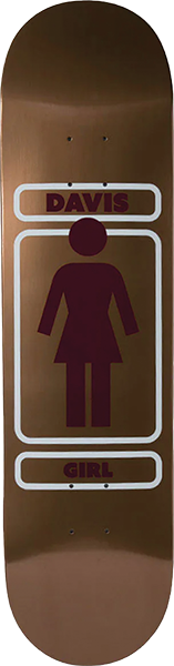 GIRL DAVIS METALLS SKATEBOARD DECK 8.5