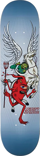 TOY MACHINE RUSSELL PEGASUS SKATEBOARD DECK 8.0