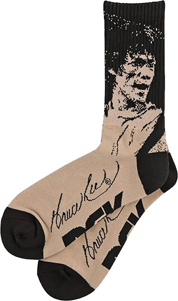 DGK BRUCE LEE IMPACT CREW SOCKS SAND