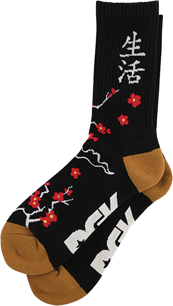 DGK PATIENCE CREW SOCKS BLACK