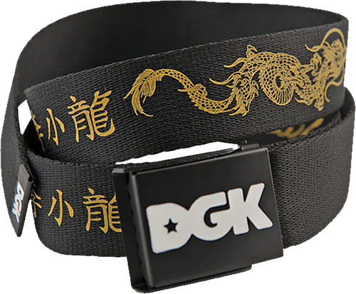 DGK BRUCE LEE BALANCE SCOUT BELT BLACK/GOLD