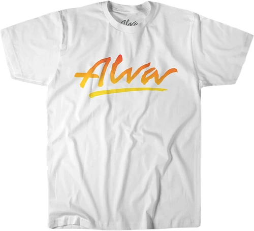 ALVA OG LOGO SHORT SLEEVE TSHIRT SMALL WHITE