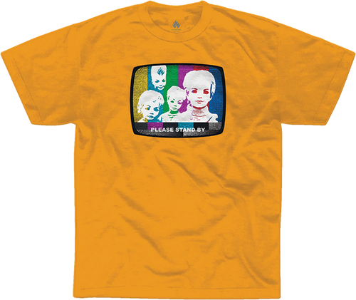 BLACK LABEL STAND BY SHORT SLEEVE TSHIRT XXL GOLD