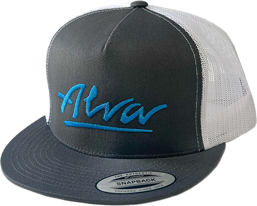 ALVA OG LOGO MESH TRUCKER HAT ADJ-GREY/WHT/LT.BLUE