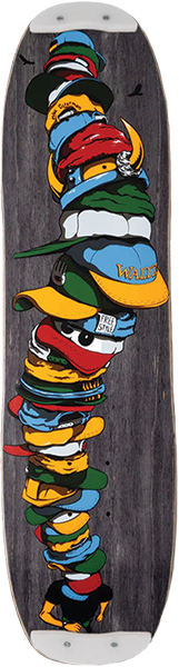 WALTZ OSTERMAN PRO SKATEBOARD DECK-7.6X28.7 BLK W/SKID PLATES