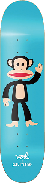 VERB PAUL FRANK JULIUS WAVE SKATEBOARD DECK 8.0