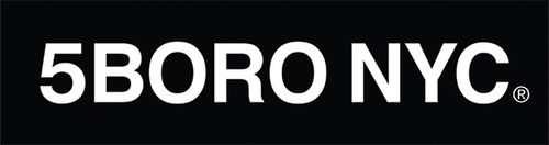 5BORO LOGO DECAL BLACK WHITE STICKER