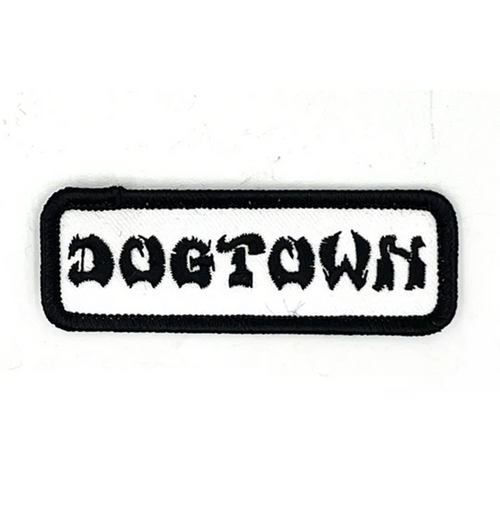 Dogtown Work Patch Black White 3 inch