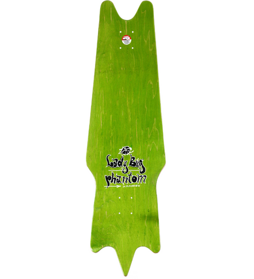 Krooked Lady Bug Phantom LTD Deck Red Black 11.02