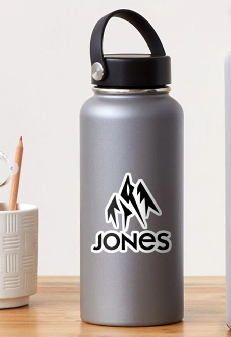 Jones Sticker Pack 10 Stickers Black 2x4