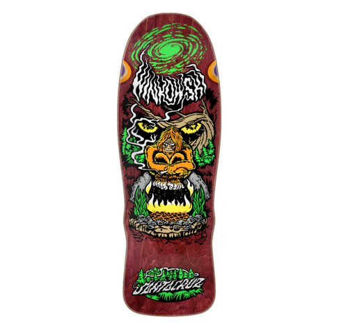 Santa Cruz Winkowski Bigfoot Pro Skateboard Deck Purple Stain 10.35x30.54