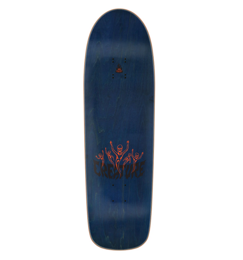 Creature Hell Skateboard Deck Blue Black 9.3x31.925