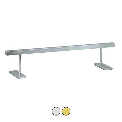 Blackriver Ironrail Square Fingerboard Rail Silver 12inch