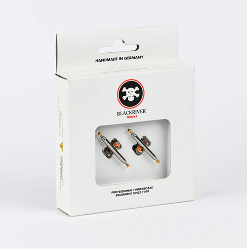 Blackriver Pro Dual Bearing Trucks Silver Silver 34mm