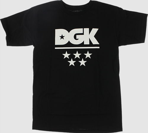 DGK All Star 3 SS Tshirt Black Small