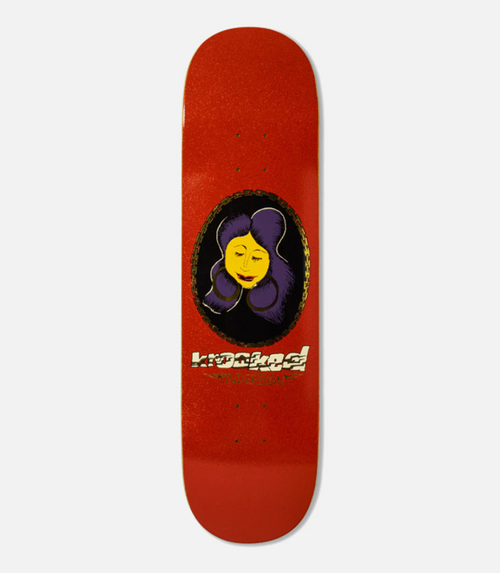 Krooked Manderson Chain DBX Skateboard Deck Red 8.38 wb14.25