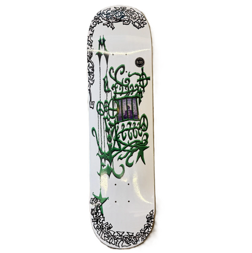 There Marbie Magic Healing Skateboard Deck White Green 8.25 wb14.0
