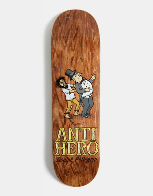 Anti Hero Doobie Eat Rich Skateboard Deck Stained 8.75 wb14.62