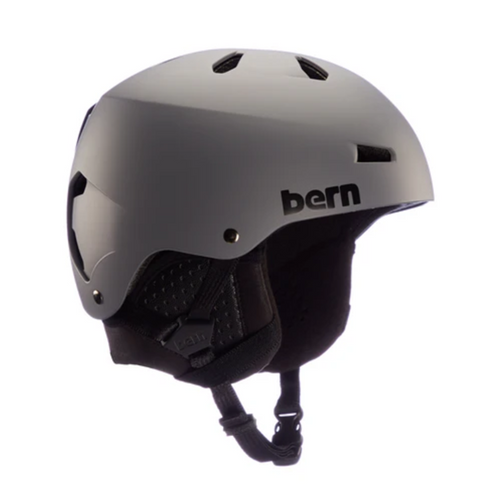 Bern Macon Classic Snow Helmet Matte Grey Large