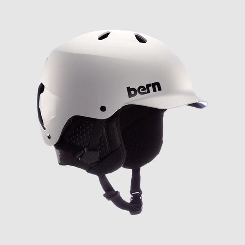 Bern Watts Classic Snow Helmet Matte White Large