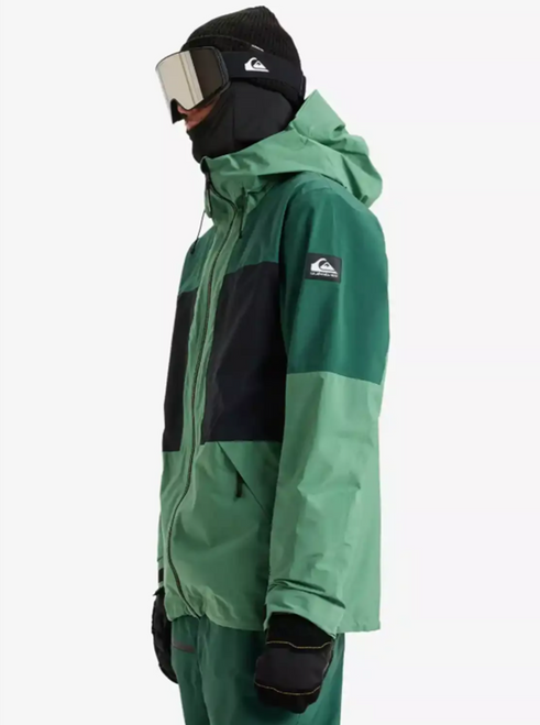 Quiksilver Forever Stretch GoreTex Jacket Mens Dark Ivy